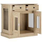 Dog crate furniture Sonoma Oak 80 x 47.5 x 80 cm