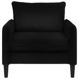 XL Armchair Black Velvet