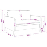 XXL Armchair Black Velvet