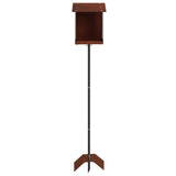 Bird Feeder Weathering Steel Rusty - Top-Down View