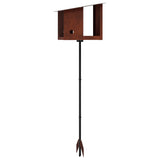 Bird Feeder Weathering Steel Rusty - 45-Degree Angle