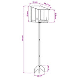 Bird Feeder Weathering Steel Rusty