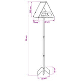 Bird Feeder Weathering Steel Rusty