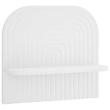 Wall Shelf 2 pcs White 41 x 13.5 x 37.5 cm Engineered Wood - Front View