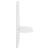 Wall Shelf 2 pcs White 41 x 13.5 x 37.5 cm Engineered Wood - Top-Down View