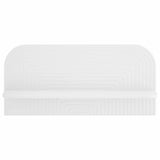 Wall Shelf 2 pcs White 80.5 x 13.5 x 37.5 cm Engineered Wood - Side View