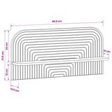 Wall Shelf 2 pcs White 80.5 x 13.5 x 37.5 cm Engineered Wood - Close-Up Angle
