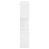 Wall Shelf White 103 x 17 x 80 cm Engineered Wood - Side View