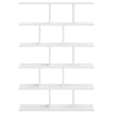 Wall Shelf White 70 x 17 x 101 cm Engineered Wood - Front View