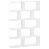 Wall Shelf White 70 x 17 x 101 cm Engineered Wood