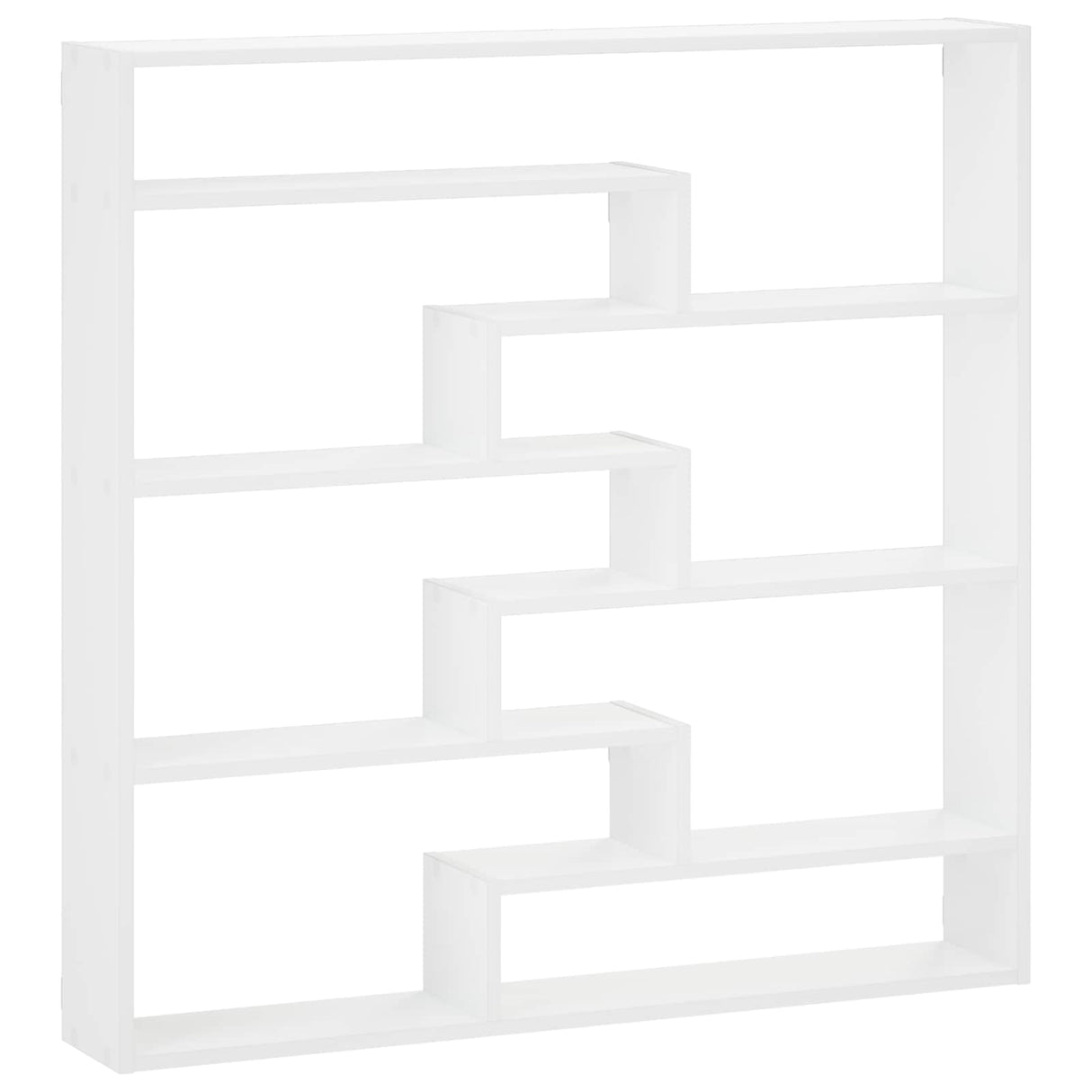 Wall Shelf White 103 x 17 x 102 cm Engineered Wood