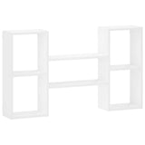 Wall Shelf White 102 x 17 x 59 cm Engineered Wood