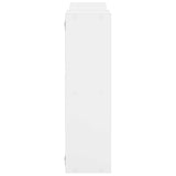 Wall Shelf White 102 x 17 x 59 cm Engineered Wood - Side View