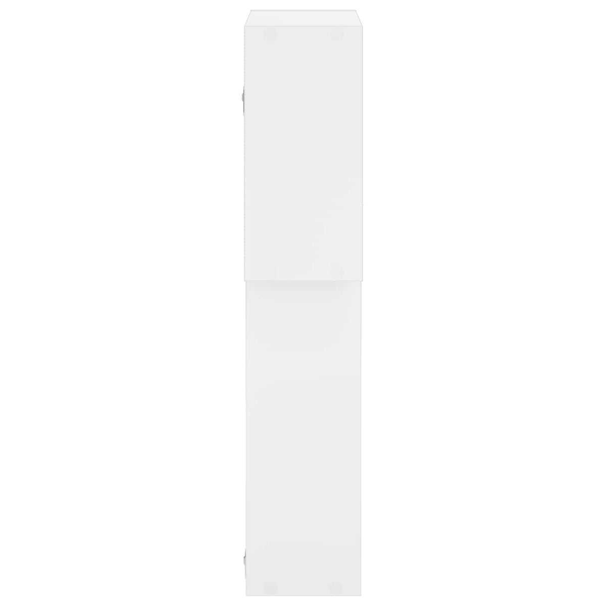 Wall Shelf White 98 x 17 x 91 cm Engineered Wood