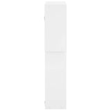Wall Shelf White 98 x 17 x 91 cm Engineered Wood