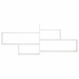 Wall Shelf White 168.5 x 17 x 68 cm Engineered Wood