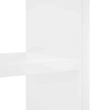Wall Shelf White 78.5 x 17 x 45 cm Engineered Wood - Top-Down View