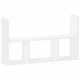Wall Shelf White 78.5 x 17 x 45 cm Engineered Wood