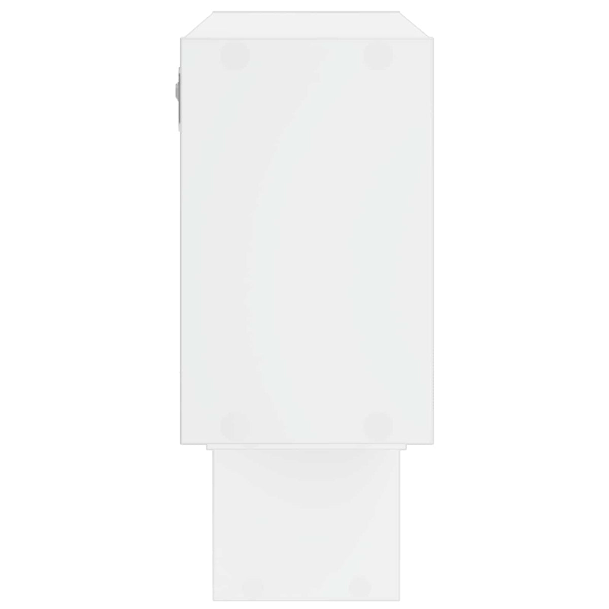 Wall Shelf White 158 x 17 x 53 cm Engineered Wood