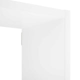 Wall Shelf White 72 x 17 x 55.5 cm Engineered Wood - Top-Down View