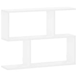 Wall Shelf White 72 x 17 x 55.5 cm Engineered Wood