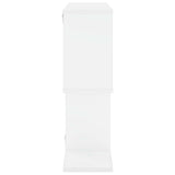Wall Shelf White 72 x 17 x 55.5 cm Engineered Wood