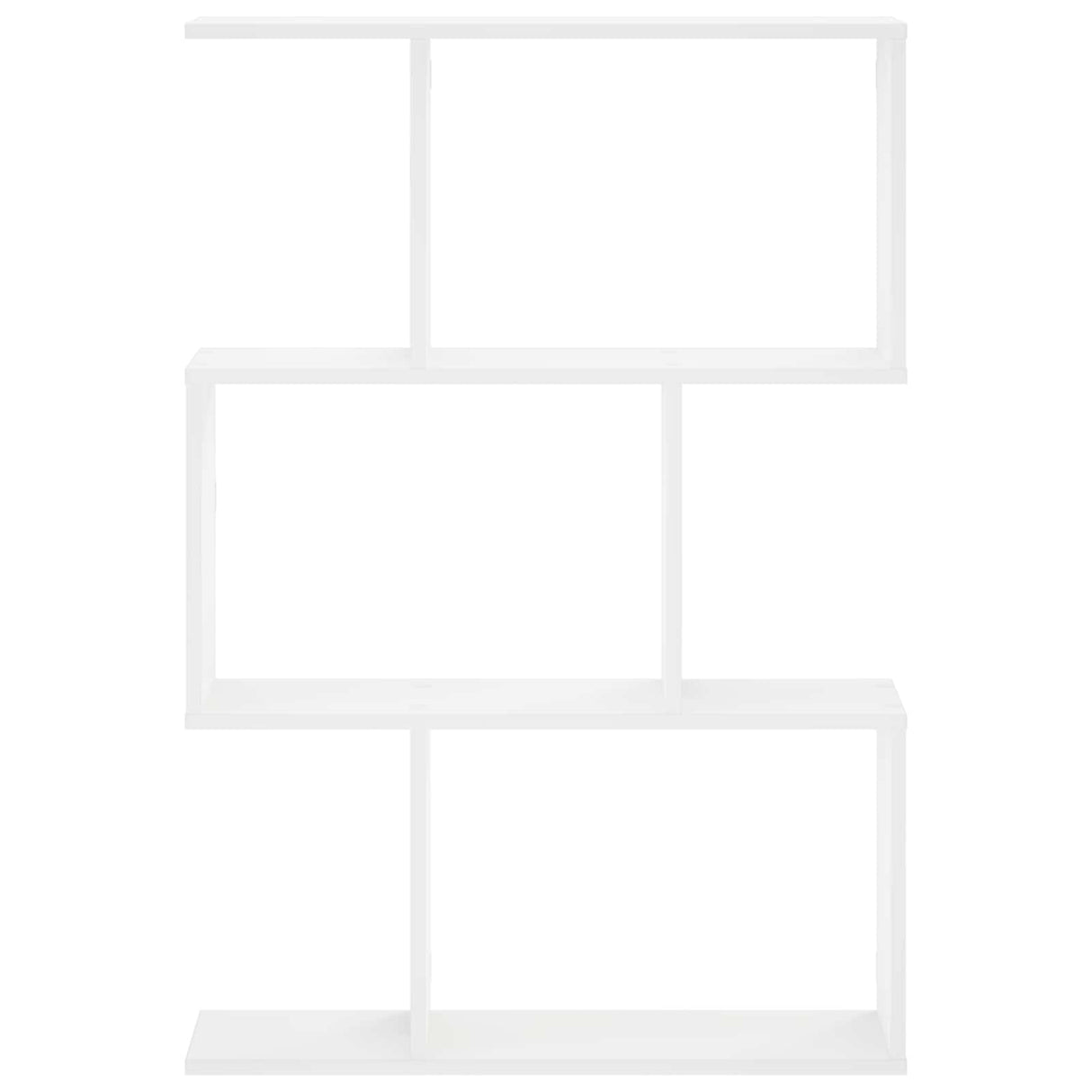 Wall Shelf White 72 x 17 x 105 cm Engineered Wood