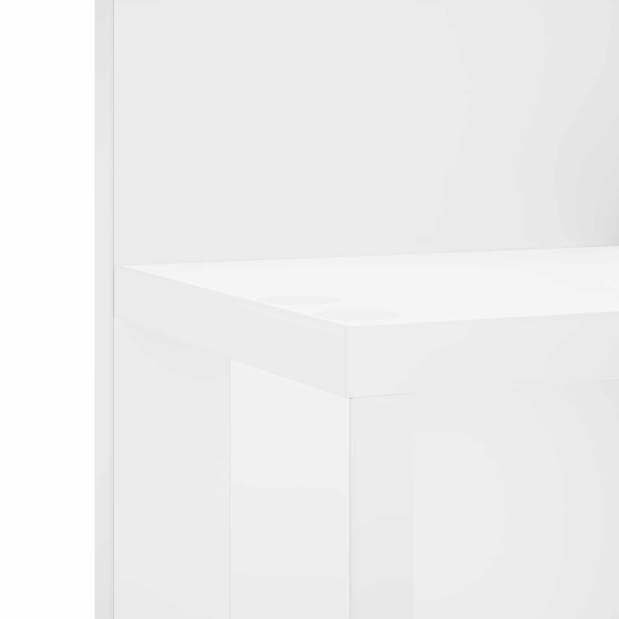 Wall Shelf White 59 x 17 x 63 cm Engineered Wood
