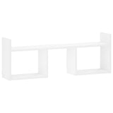 Wall Shelf White 90 x 17 x 32 cm Engineered Wood