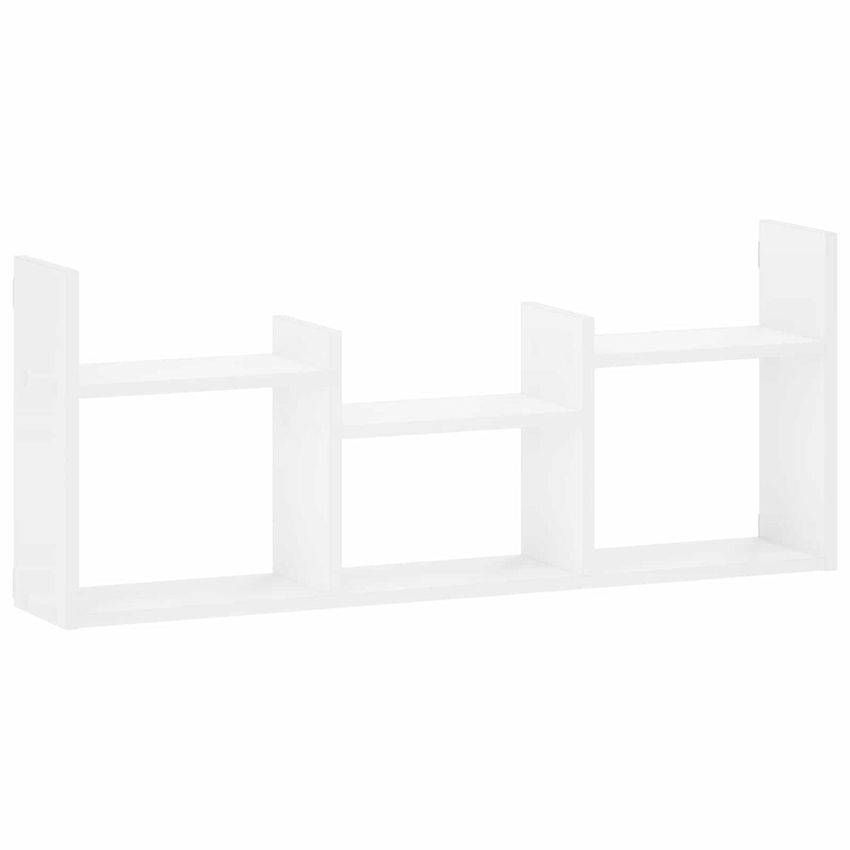 Wall Shelf White 97.5 x 17 x 40 cm Engineered Wood