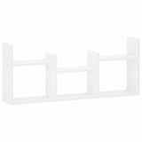 Wall Shelf White 97.5 x 17 x 40 cm Engineered Wood
