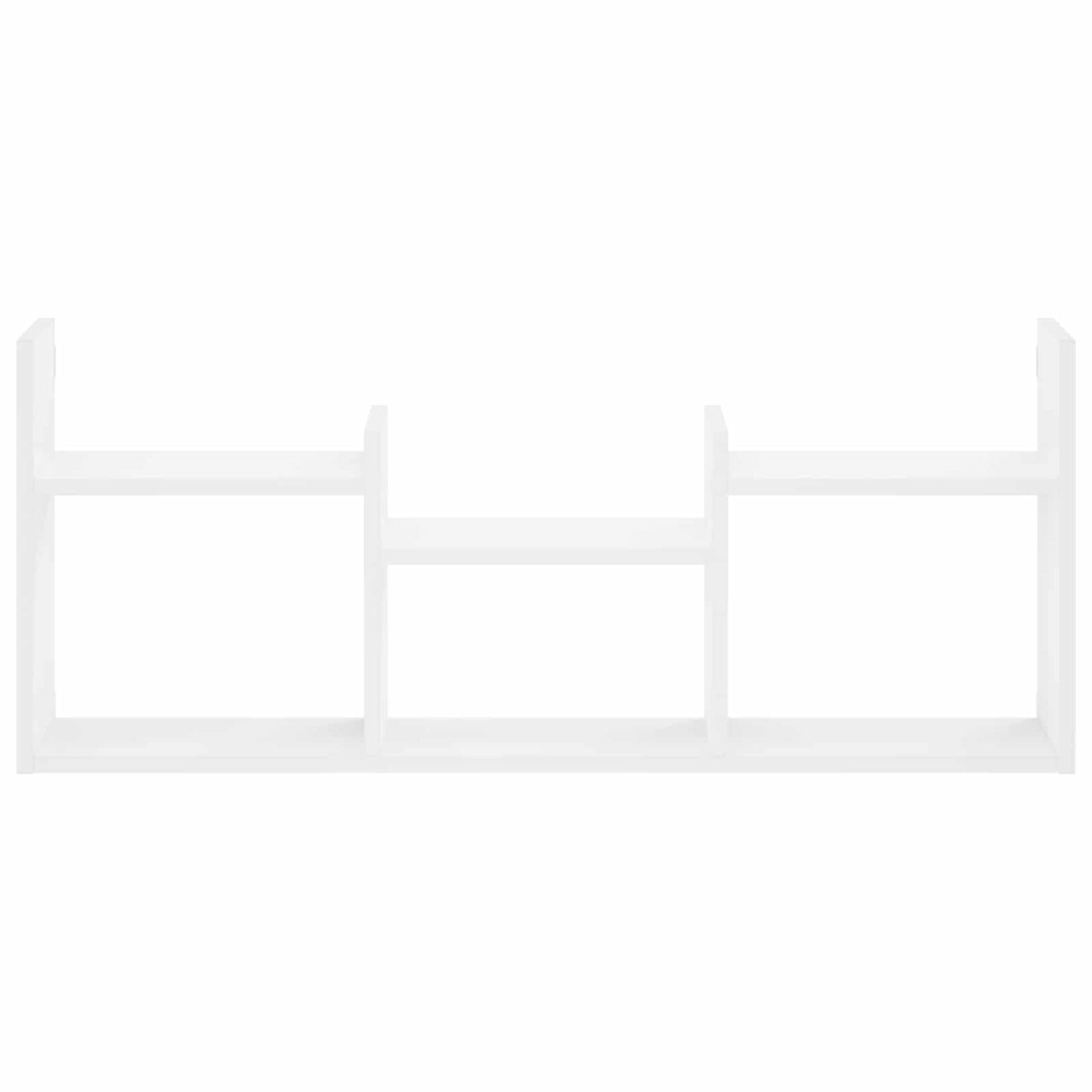Wall Shelf White 97.5 x 17 x 40 cm Engineered Wood