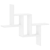 Wall Shelf White 87 x 17 x 75 cm Engineered Wood