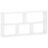 Wall Shelf White 102 x 17 x 50 cm Engineered Wood