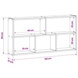 Wall Shelf White 102 x 17 x 50 cm Engineered Wood