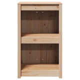 Outdoor Kitchen Cabinet MEPPEL Natural Douglas 55 x 55 x 92 cm - Rear View