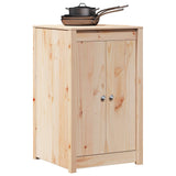Outdoor Kitchen Cabinet MEPPEL Natural Douglas 55 x 55 x 92 cm - Side View