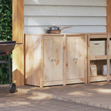 Outdoor Kitchen Cabinet MEPPEL Natural Douglas 106 x 55 x 92 cm