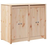 Outdoor Kitchen Cabinet MEPPEL Natural Douglas 106 x 55 x 92 cm - Front View