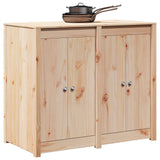 Outdoor Kitchen Cabinet MEPPEL Natural Douglas 106 x 55 x 92 cm