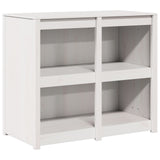 Outdoor Kitchen Cabinet MEPPEL Natural 106 x 55 x 92 cm - Top-Down View