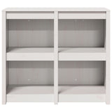 Outdoor Kitchen Cabinet MEPPEL Natural 106 x 55 x 92 cm - Rear View
