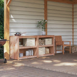 Outdoor Kitchen Cabinet MEPPEL 2 pcs Natural Douglas