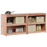 Outdoor Kitchen Cabinet MEPPEL 2 pcs Natural Douglas