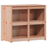 Outdoor Kitchen Cabinet MEPPEL 4 pcs Natural Douglas - 45-Degree Angle