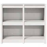 Outdoor Kitchen Cabinet MEPPEL 3 pcs White Solid Pine Wood