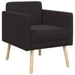 Accent Chair Black Velvet