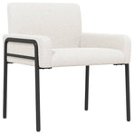 Accent Chair Cream Bouclé
