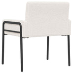 Accent Chair Cream Bouclé