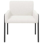 Accent Chair Cream Bouclé